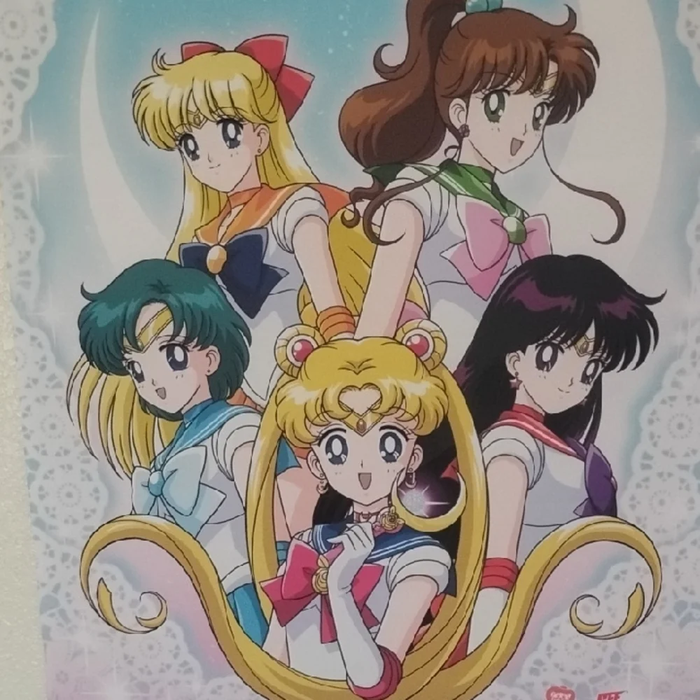 Anime Moon Warriors Wall Tapestry